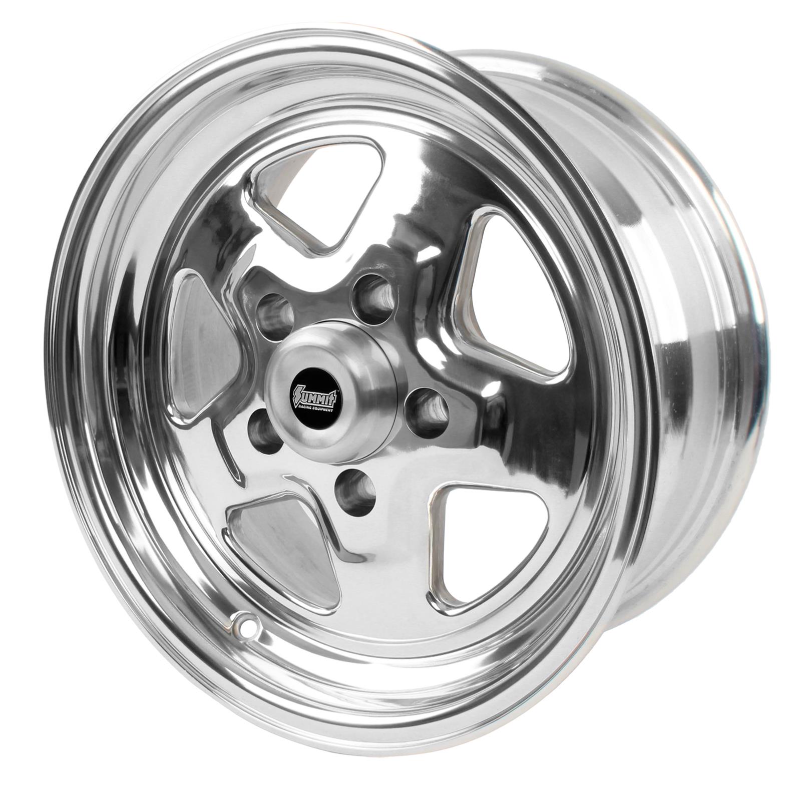 Summit Racing SUM-521P-57610 Summit Racing Equipmentand#174; Fast-Five Wheels - Intensery