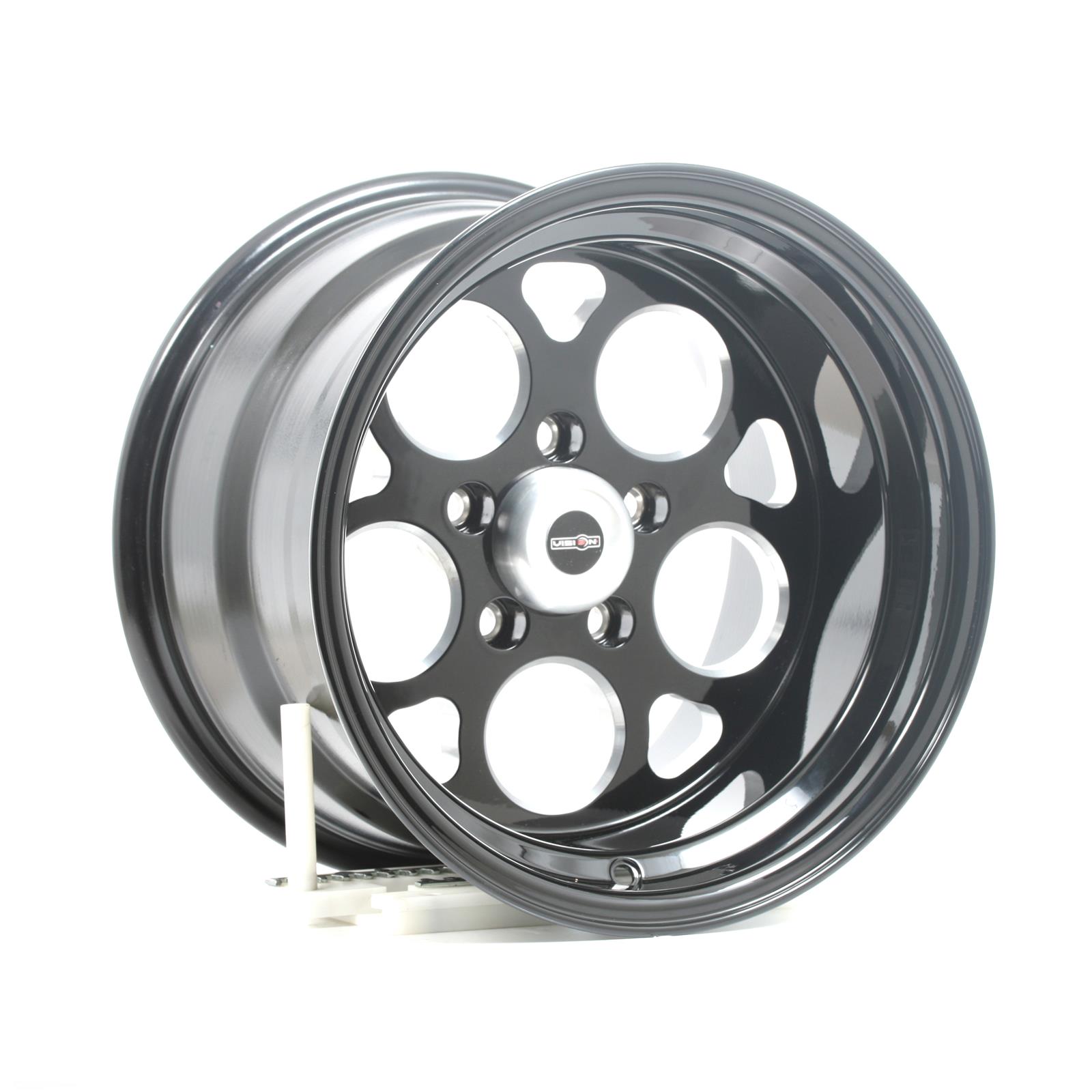 Vision Wheel 561-5165B0 Vision American Muscle 561 Sport Mag Series Milled Window Gloss Black Wheels - Intensery