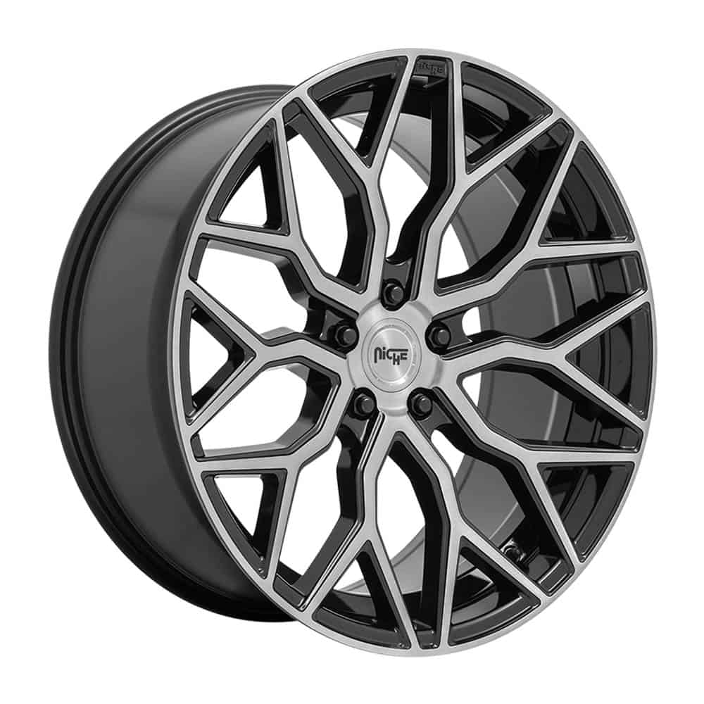 Niche 1PC M262 MAZZANTI M262 20X10.5 5X112 GL-BLK-BRSHD 40MM - Intensery