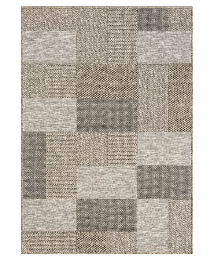 LR Home Oliva OLIVA82114 5' x 7' Outdoor Area Rug - Intensery