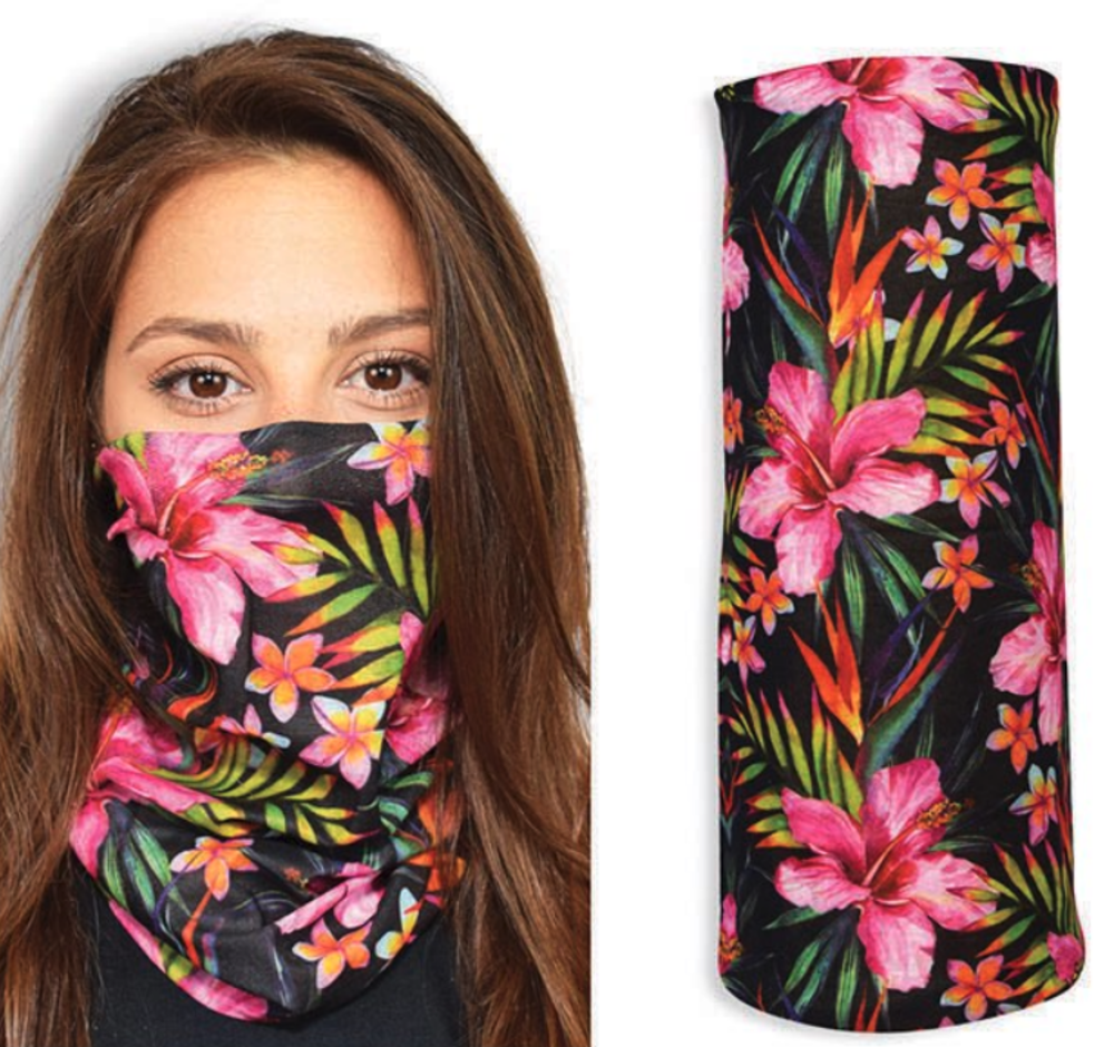 John Boy Face Guard MaskHibiscus - Intensery