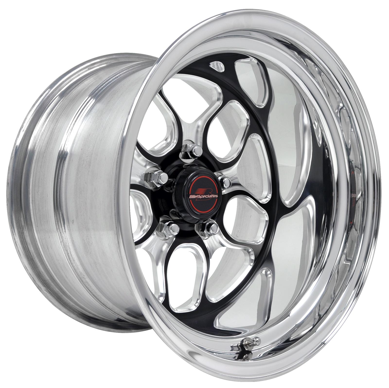 Billet Specialties BRS025106540N Billet Specialties Win Lite Black Anodized Wheels - Intensery