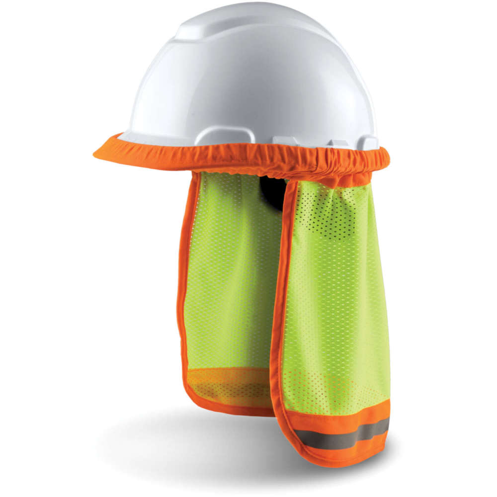 3M Scotchlite Hard Hat Sun Shade Fluorescent Yellow Reflective - Intensery