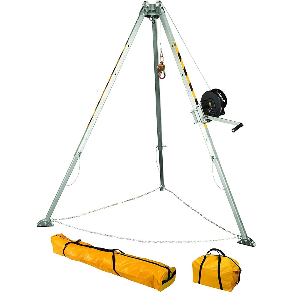FallTech 8and#8242; Confined Space Tripod System with 60and#8242; Winch - Intensery