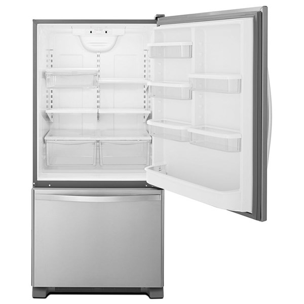 18.7 cu ft Bottom Freezer Stainless Refrigerator - Intensery