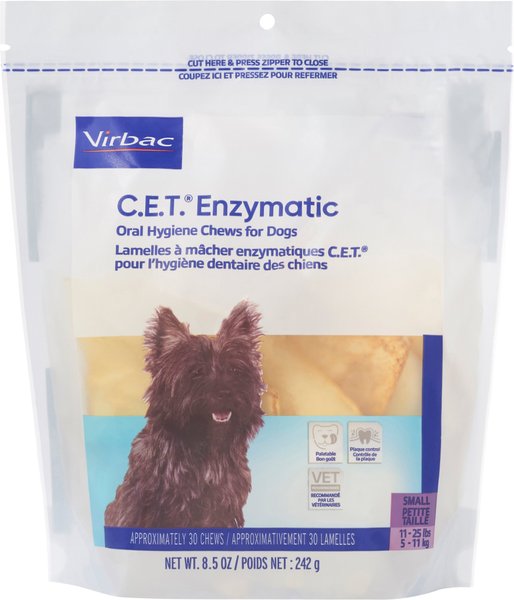 Virbac C.E.T. Enzymatic Dental Chews for Small Dogs - Intensery