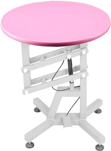 Shernbao FT-831 Air Lift Round Dog Grooming Table - Intensery