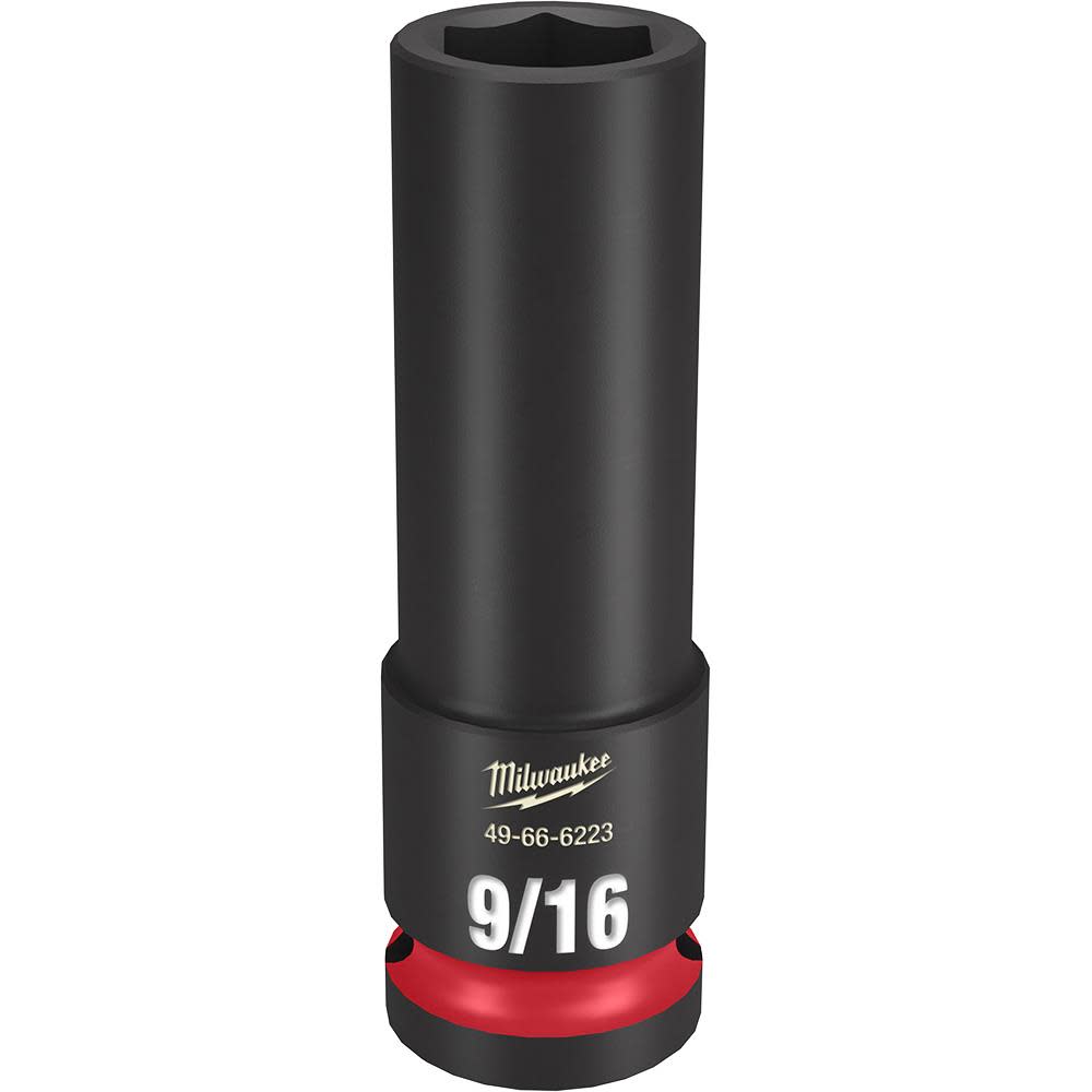 Milwaukee SHOCKWAVE™ Impact Duty™ Socket 1/2 Drive 9/16 Deep 6 Point - Intensery