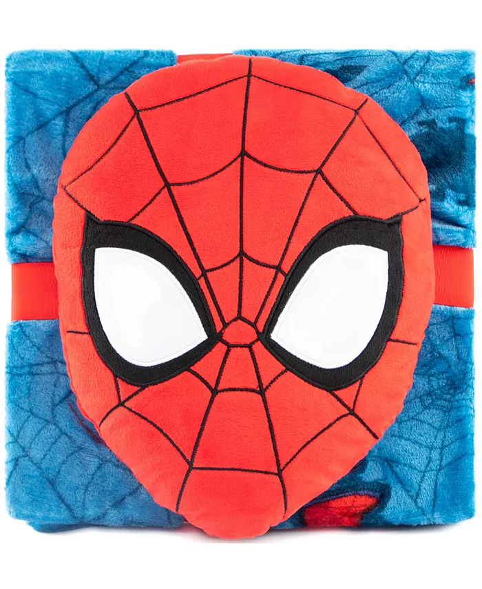 Marvel CLOSEOUT! Spider-man 2-Pc. Pillow Blanket Nogginz Set - Intensery