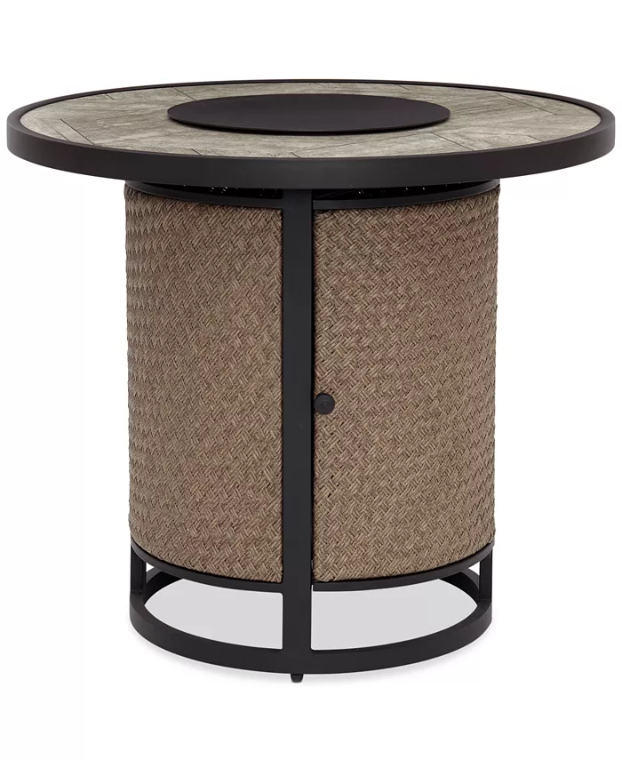 Agio Ellery Outdoor Round Fire Pit - Intensery