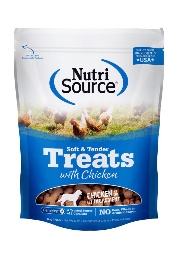 NutriSource Soft and Tender Chicken Dog Treats - 6 oz - Intensery