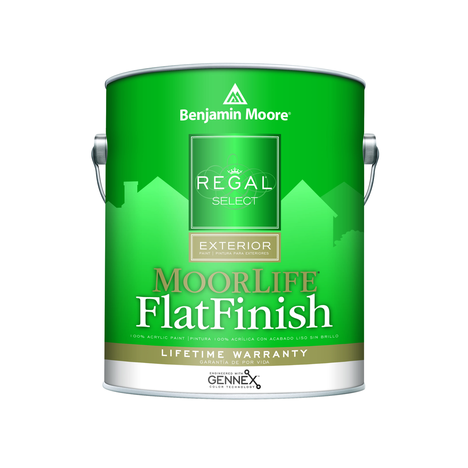 Benjamin Moore Regal Select Flat Tintable Base Base 4 Paint Exterior 1 gal - Intensery