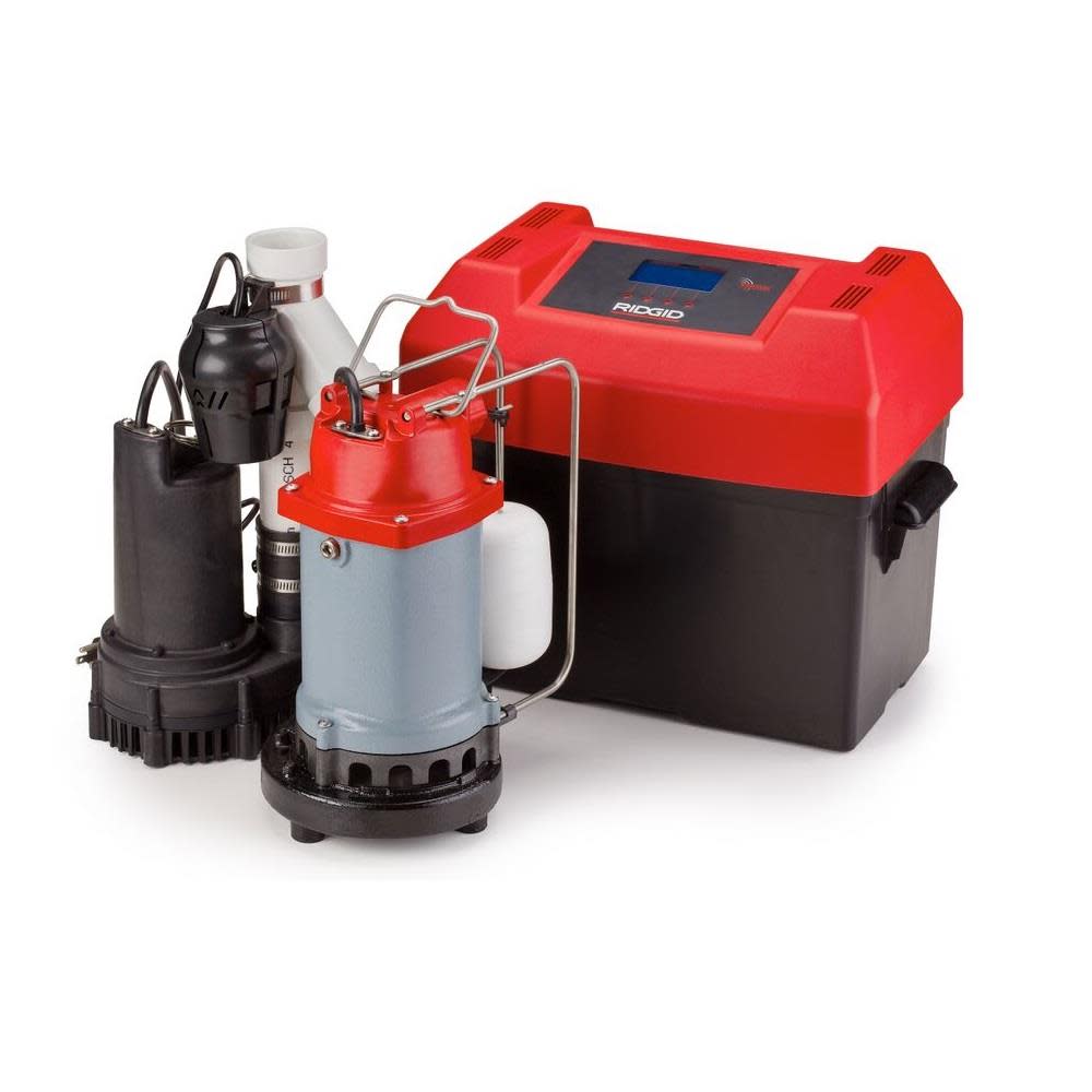 Ridgid 1/2HP Sump Pump with 12V Backup Sump Pump 47318 from Ridgid - Intensery