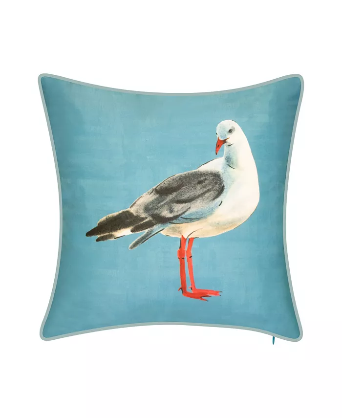 Ediercolor Seagull Decorative Pillow， 18x18 - Intensery