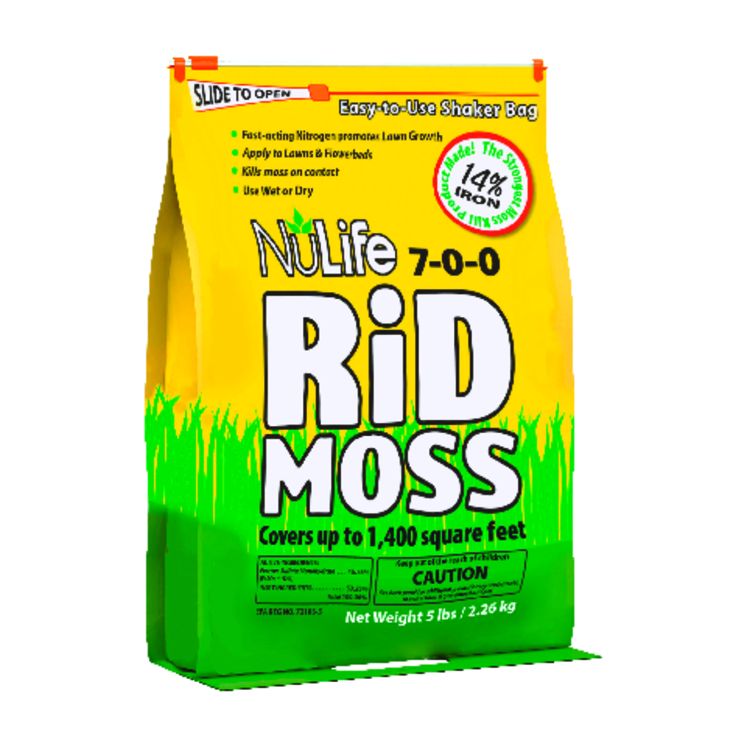 NuLife Moss Control Granules 5 lb - Intensery