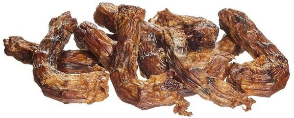 HDP Freeze Dried Chicken Neck Cat and Dog Treats， 6-oz bag - Intensery
