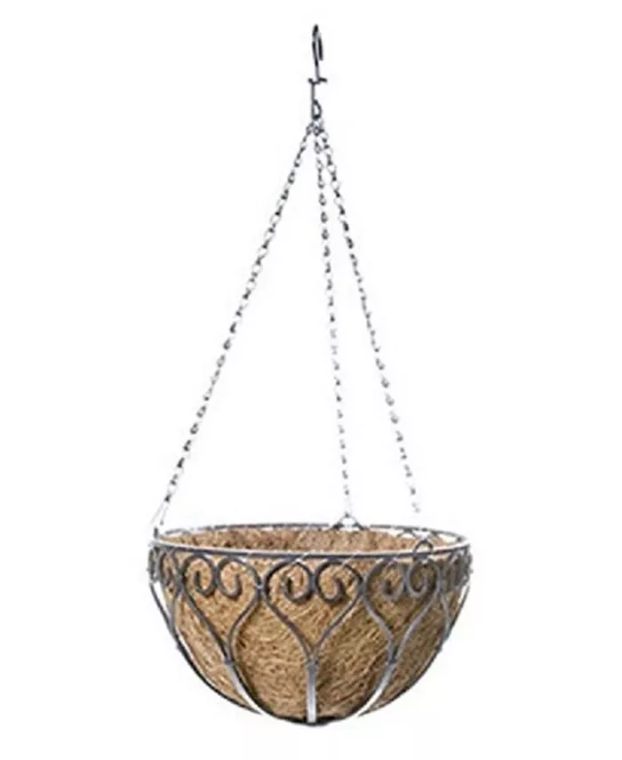 Panacea 14 Savanna Hanging Basket with Cocoa Liner - Intensery