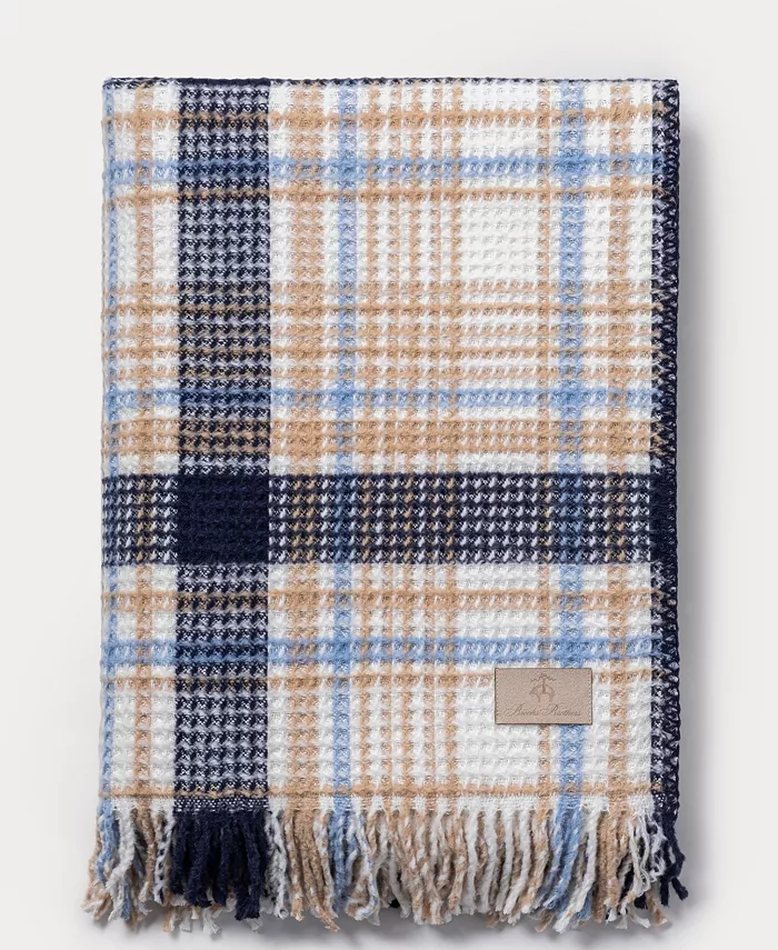Brooks Brothers Ella Luxury Cotton Throw - Intensery