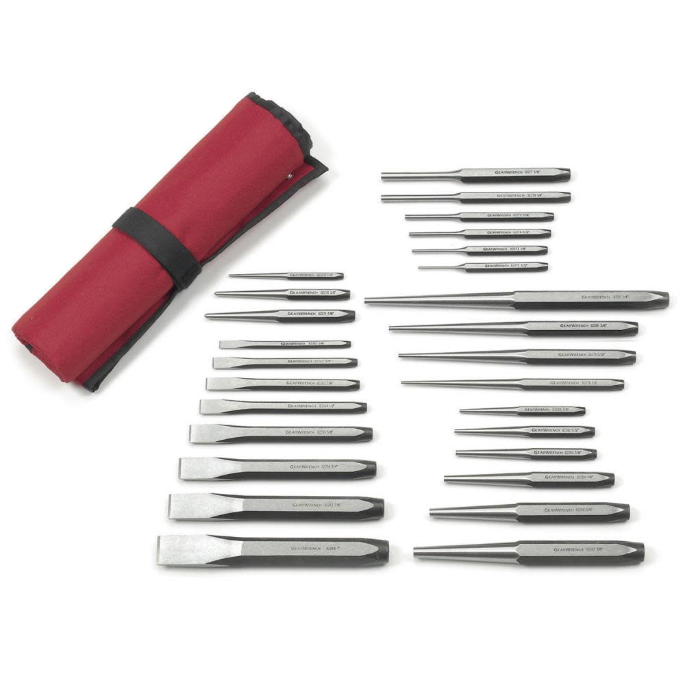 GEARWRENCH Punch and Chisel Set 27 pc. 82306 from GEARWRENCH - Intensery