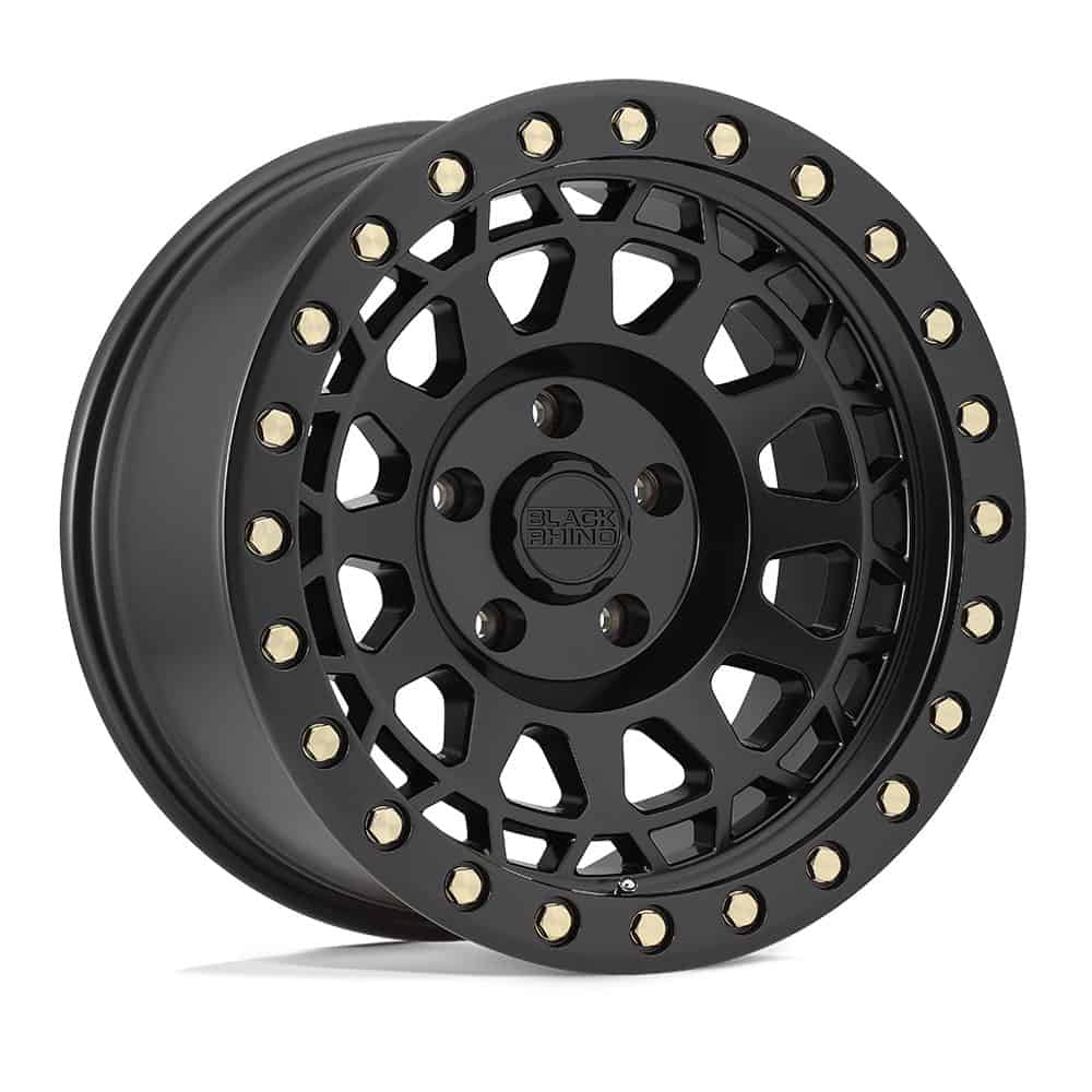 Black Rhino Wheels BRPRM 18X9.5 5X5.0 M-BLK-BLTS -18MM - Intensery