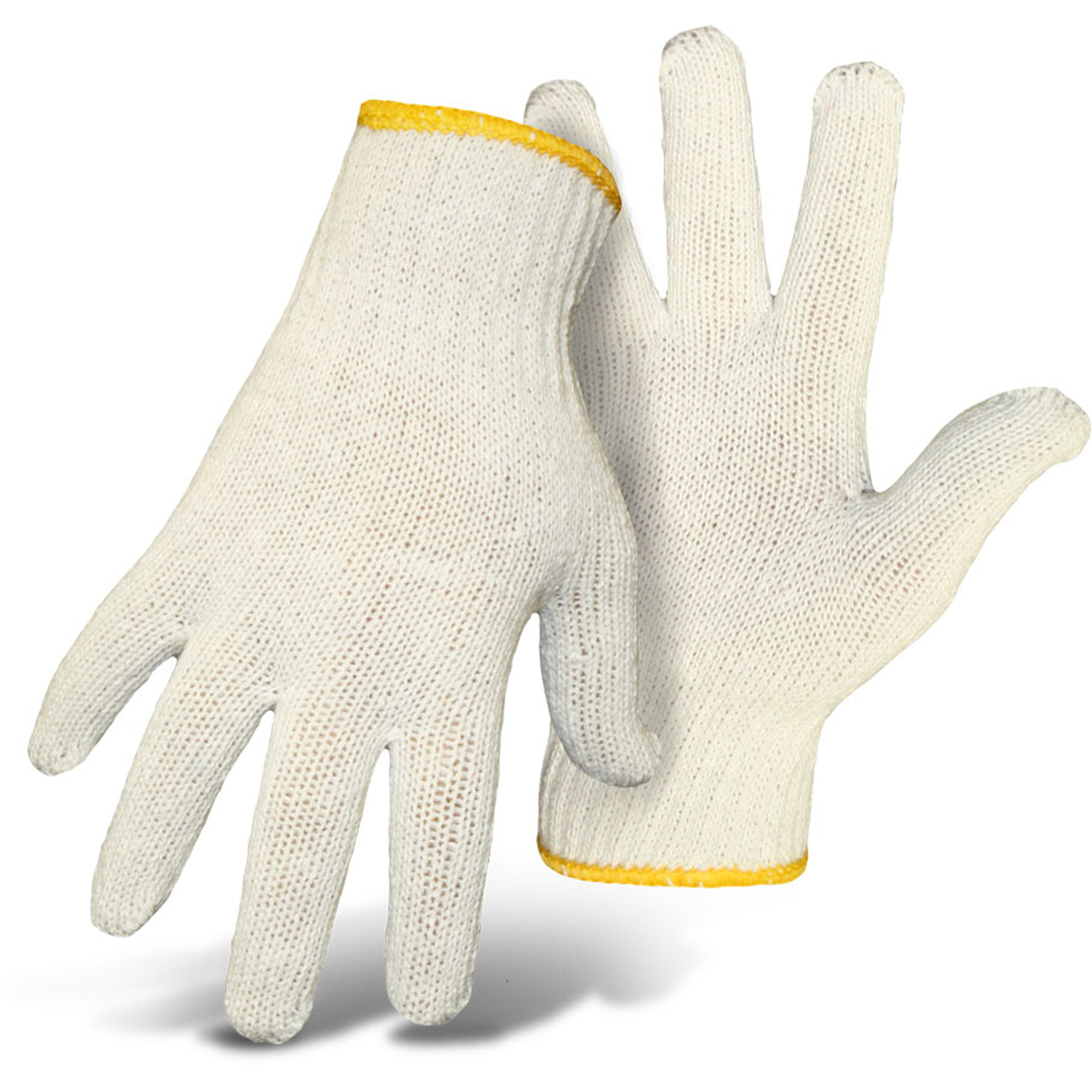 Boss Women\u0027s Indoor/Outdoor String Knit Reversible Work Gloves White L 1 pair - Intensery