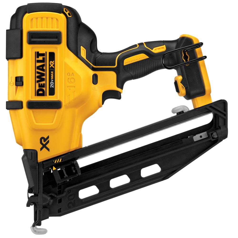 DEWALT 20 V MAX* 16 Gauge Angled Cordless Finish Nailer (Tool Only) DCN660B from DEWALT - Intensery