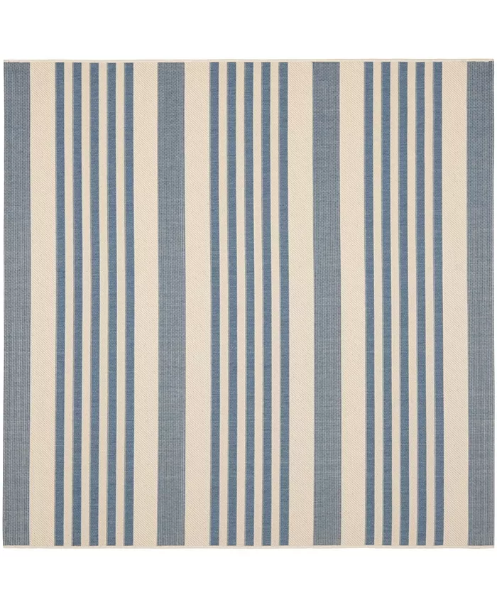 Safavieh Courtyard Beige and Blue 6'7