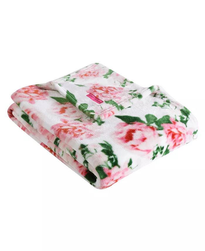 Betsey Johnson Blooming Roses Blanket， King - Intensery