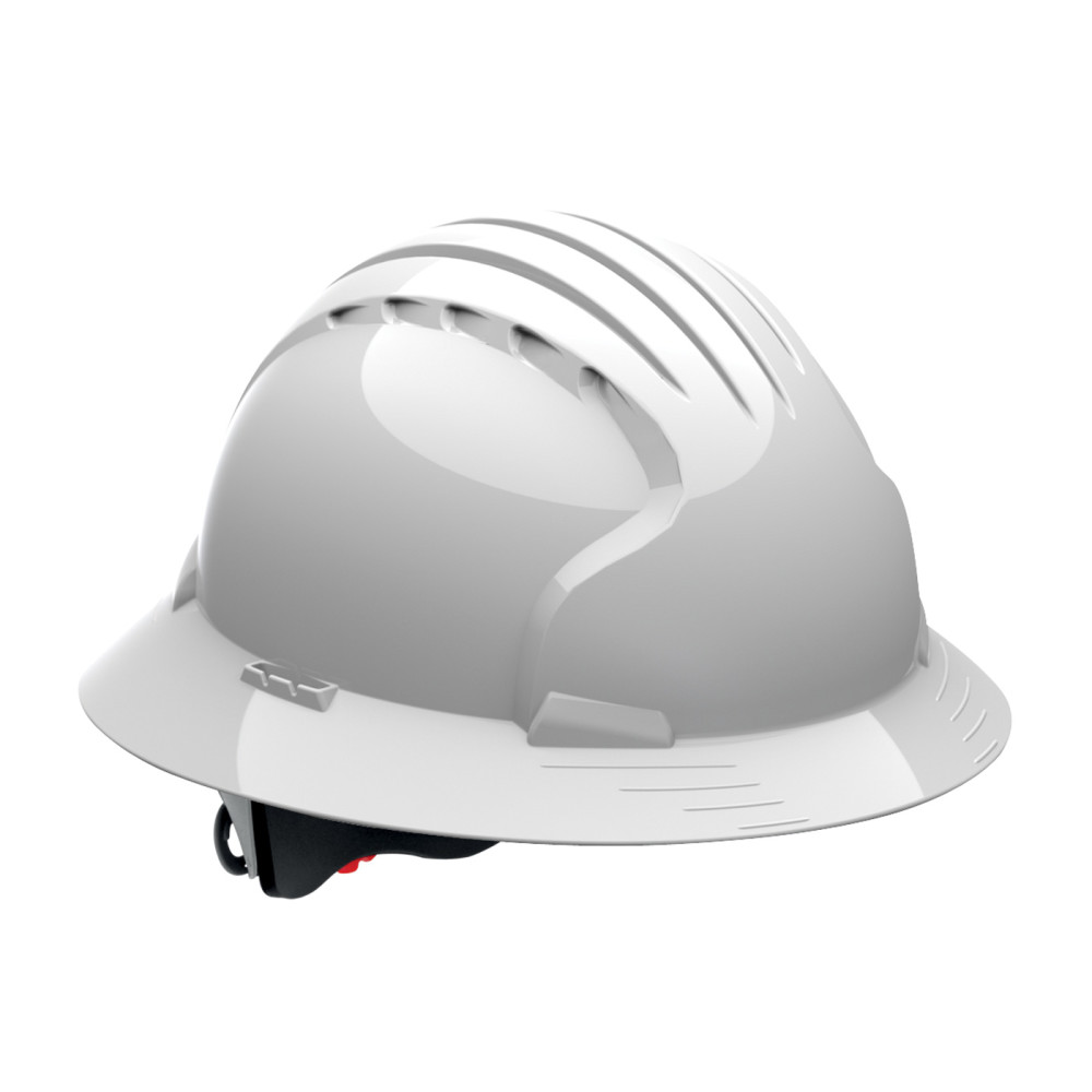 Protective Industrial Products Evolution Deluxe 6161 Hard Hat White Full Brim - Intensery