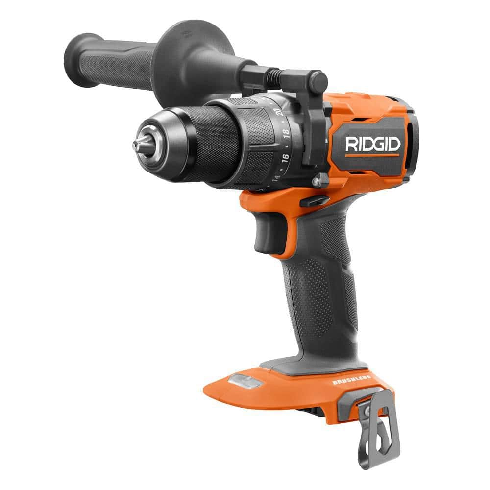 RIDGID 18V Brushless Cordless 1/2 in. Hammer Drill/Driver (Tool Only) R86115B - Intensery