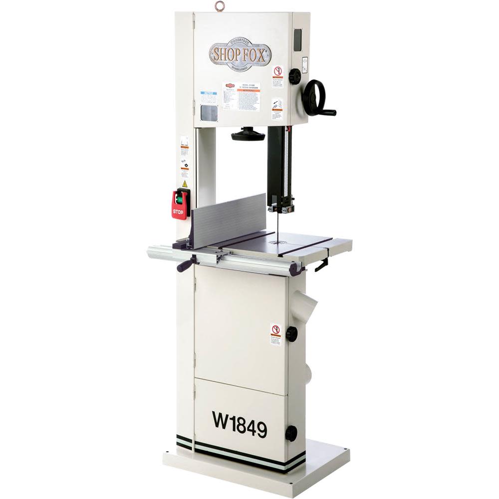 Shop Fox Resaw Bandsaw 110V/220V 2HP 1 Phase - Intensery