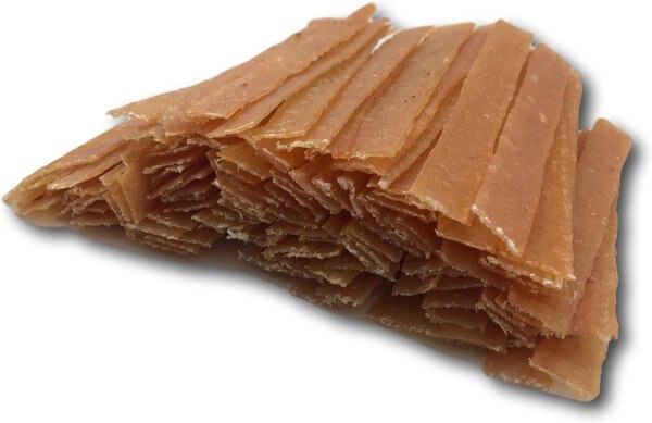 Top Dog Chews Flat Turkey Tendon Dog Treats， 1-lb bag - Intensery