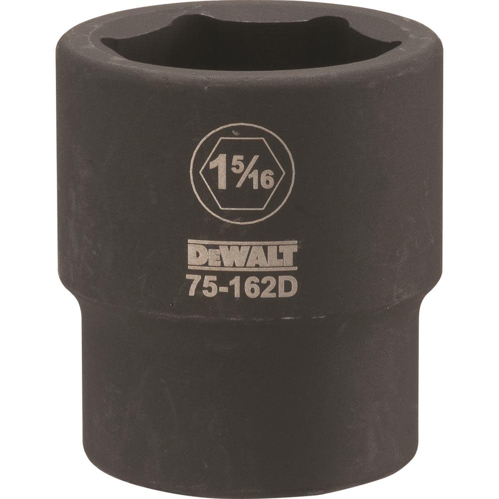 DEWALT 3/4 Drive X 1-5/16 6PT Standard Impact Socket DWMT75162OSP from DEWALT - Intensery