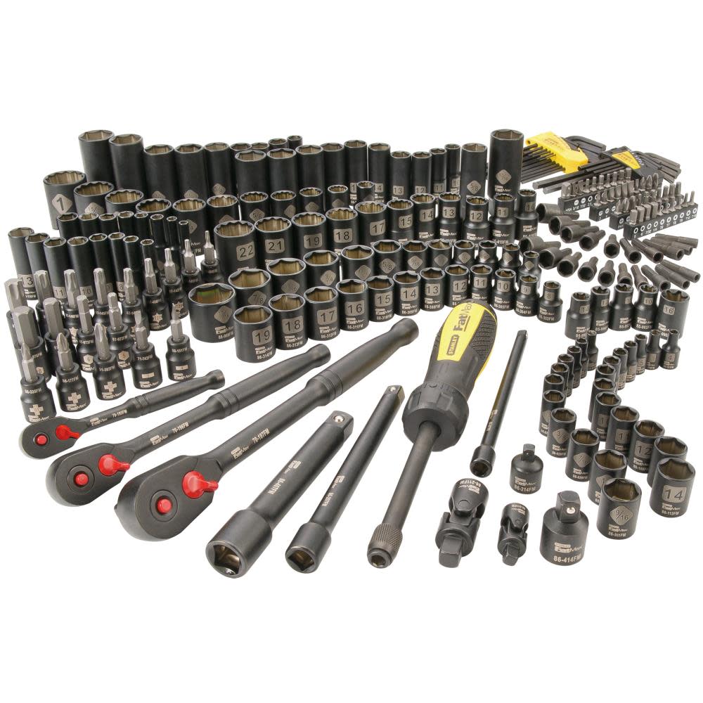 229 pc Black Chrome Mechanicand#8217;s Tool Set - Intensery