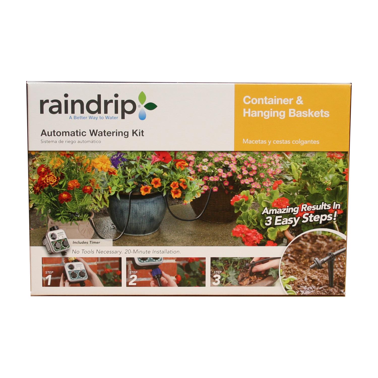 Raindrip Drip Irrigation Plant Watering Kit - Intensery