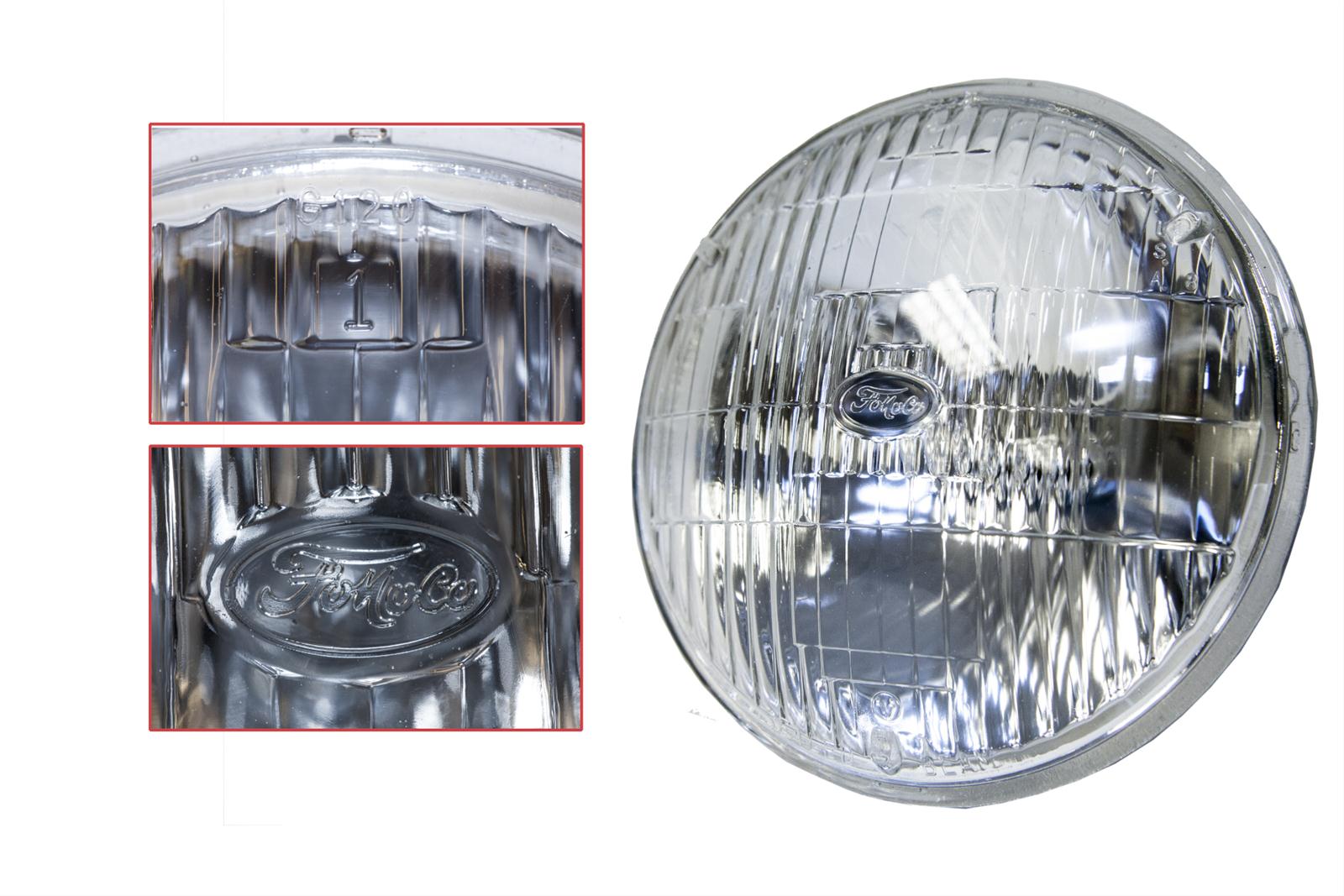 Scott Drake B8AZ-13007-B Scott Drake Halogen Sealed Beam Headlamps - Intensery
