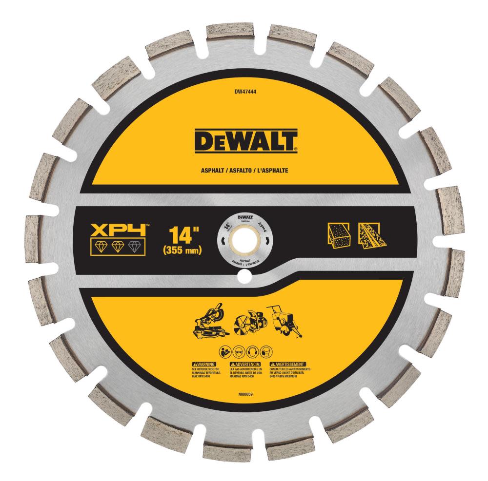 DEWALT Diamond Blade 14 SEGMENTED XP4 ASPHALT - Intensery