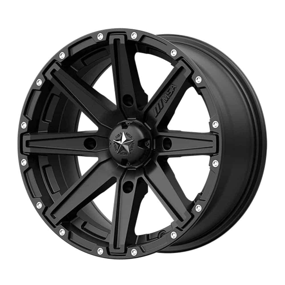 MSA Offroad Wheels M33 CLUTCH MA33 14X10 4X156 S-BLK 00MM - Intensery