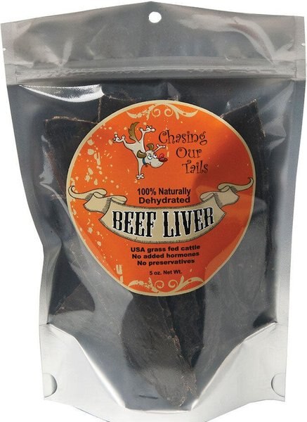Chasing Our Tails Dehydrated Beef Liver Dog Treats - Intensery