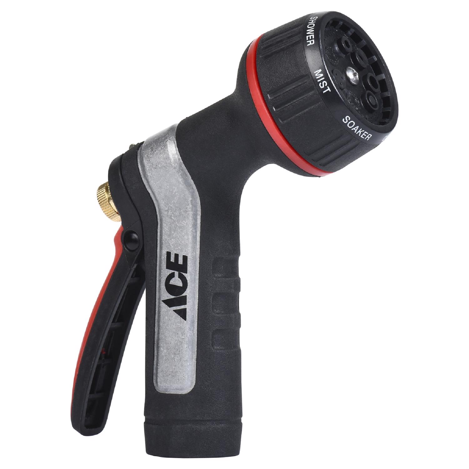 Ace 7 Pattern Adjustable Metal Hose Nozzle - Intensery