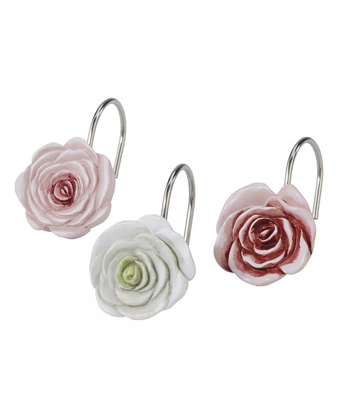 Avanti Spring Garden Shower Hooks， Set of 12 - Intensery