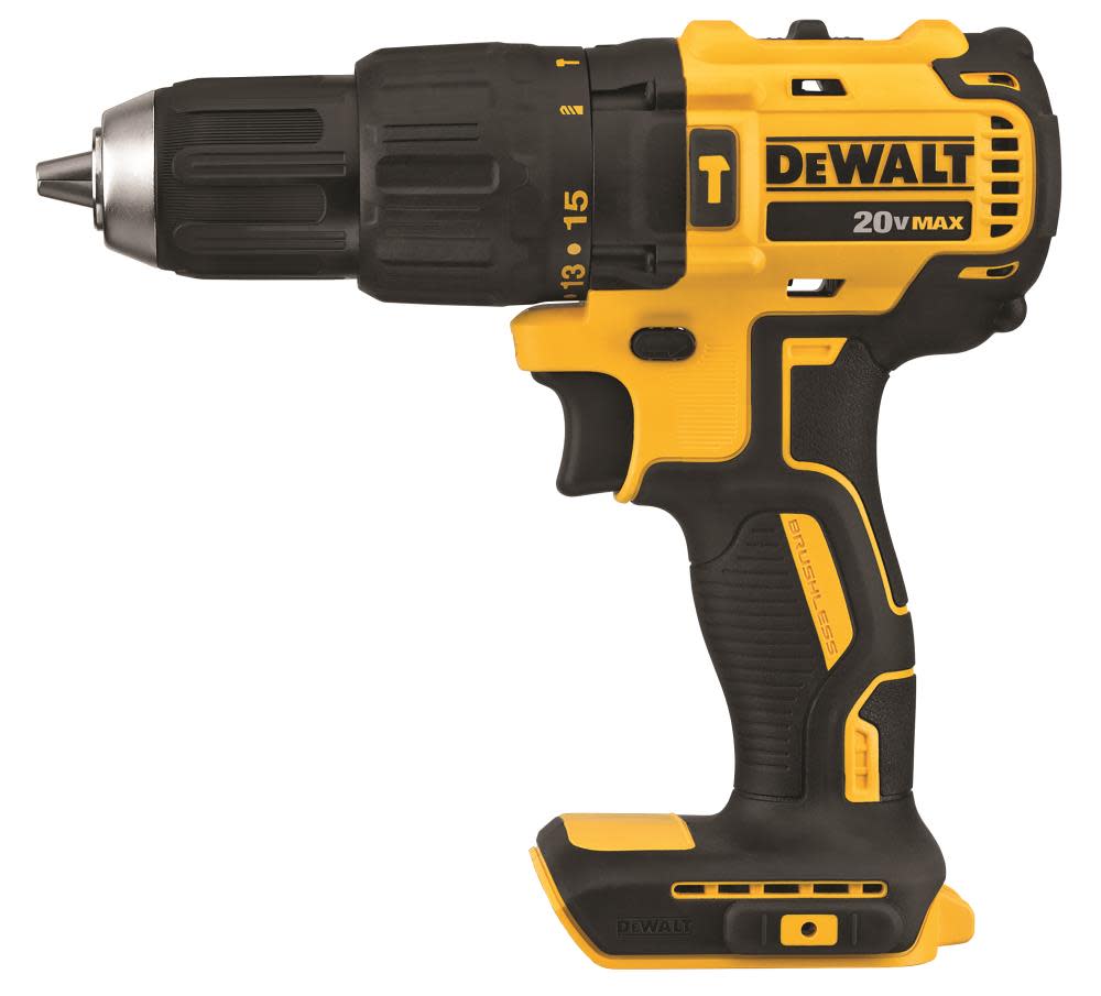 DEWALT 20V MAX Brushless Cordless 1/2 in. Hammer Drill/Driver (Tool Only) DCD778B from DEWALT - Intensery