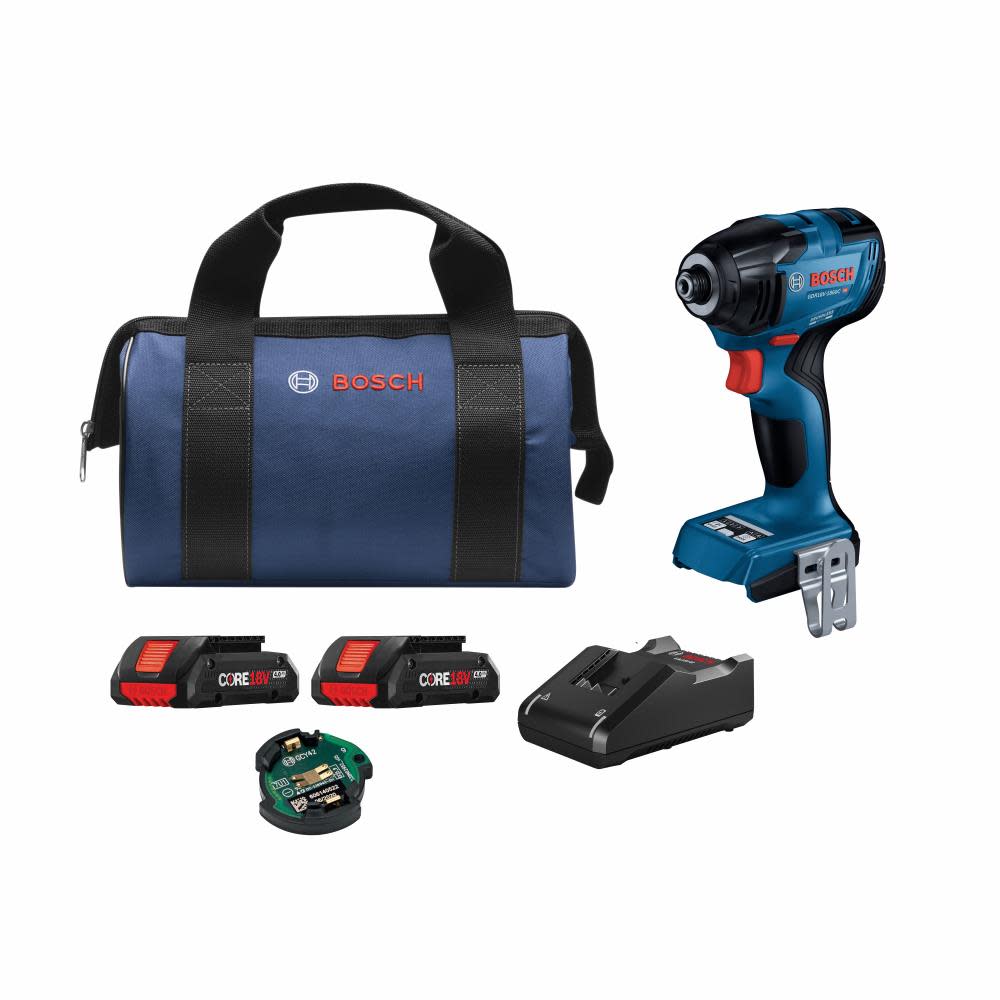 Bosch 18V Connected Ready 1/4 Hex Impact Driver Kit - Intensery