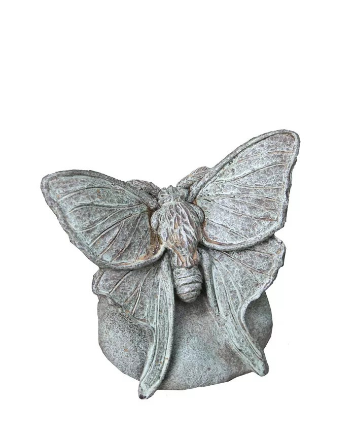 Campania International Lunar Moth Garden Statue - Intensery