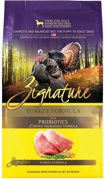 Zignature Turkey Limited Ingredient Formula Dry Dog Food - Intensery