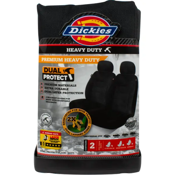 Dickies Dual Protect 2 Piece Seat Covers - Intensery