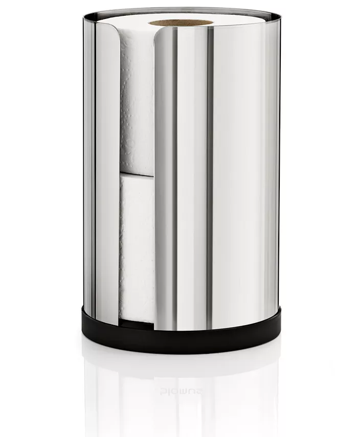 blomus 2 Roll Cylinder Toilet Paper Holder - Polished - Intensery