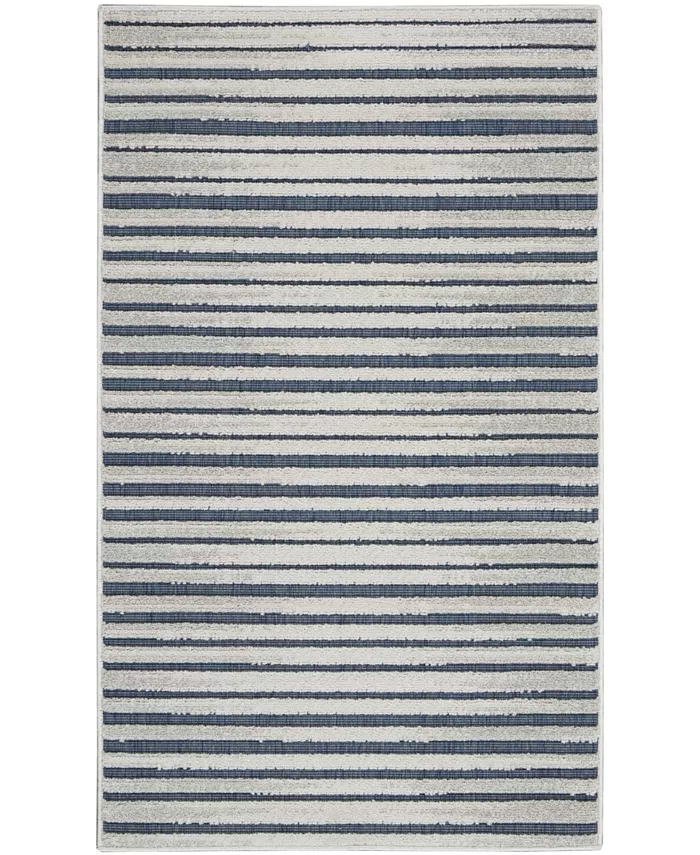 Nourison Key Largo KLG01 Blue Rug - Intensery