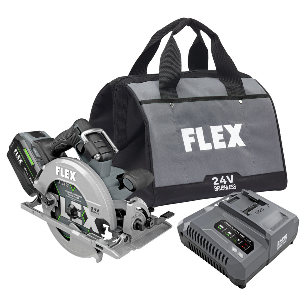 FLEX 24V 7 1/4 Circular Saw Stacked-Lithium Kit - Intensery