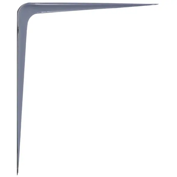 Hillman Strong Arm Gray Shelf Bracket - Intensery